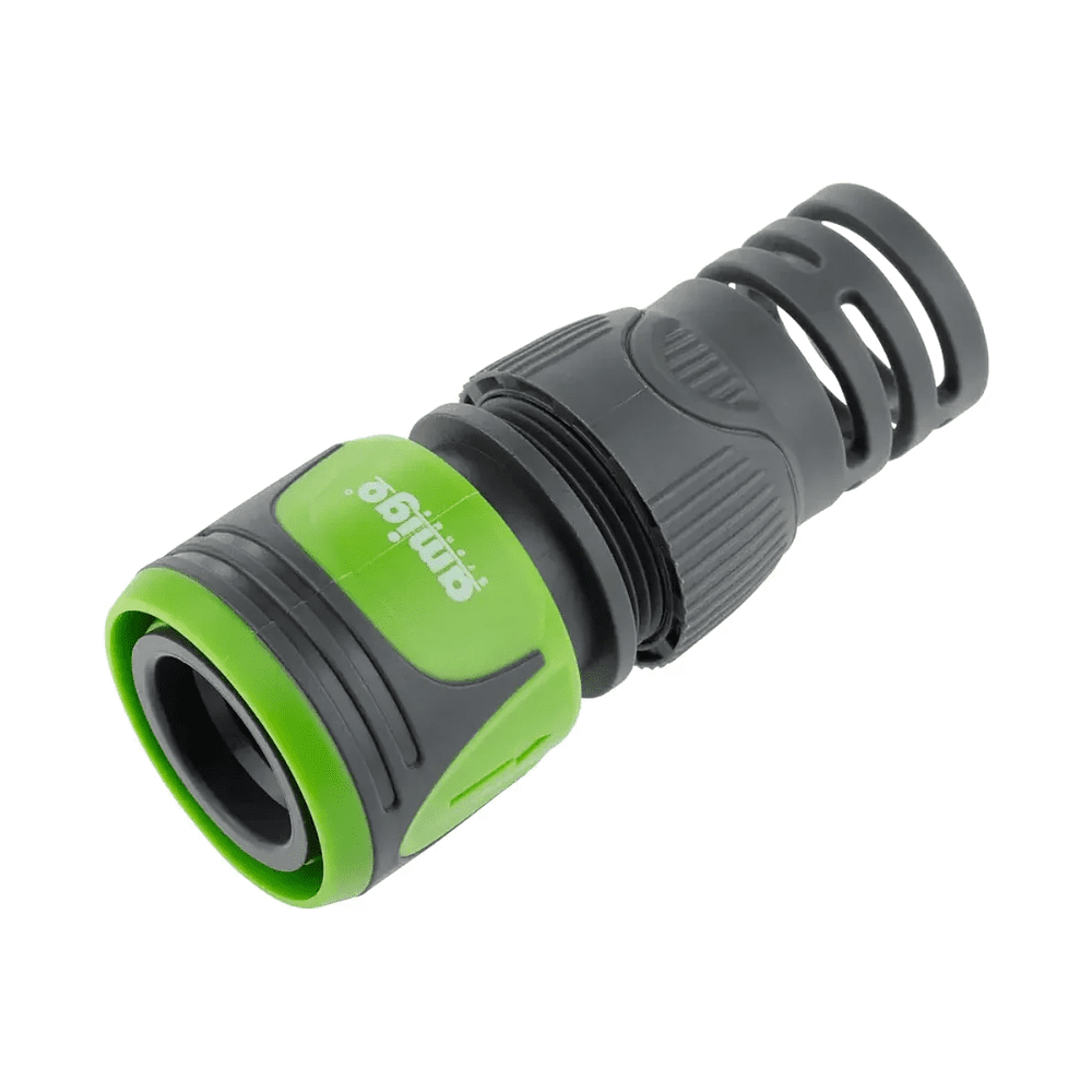 Коннектор Amigo Grande "79860", 1/2", пластик, серый, зеленый