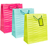 Пакет подарочный бумажный "Тиснение", ассорти - 7
