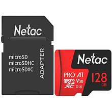 Карта памяти Netac MicroSD card P500 Extreme Pro 128GB