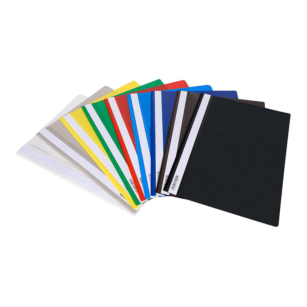 Папка-скоросшиватель "Inter-folia", А4, серый - 3