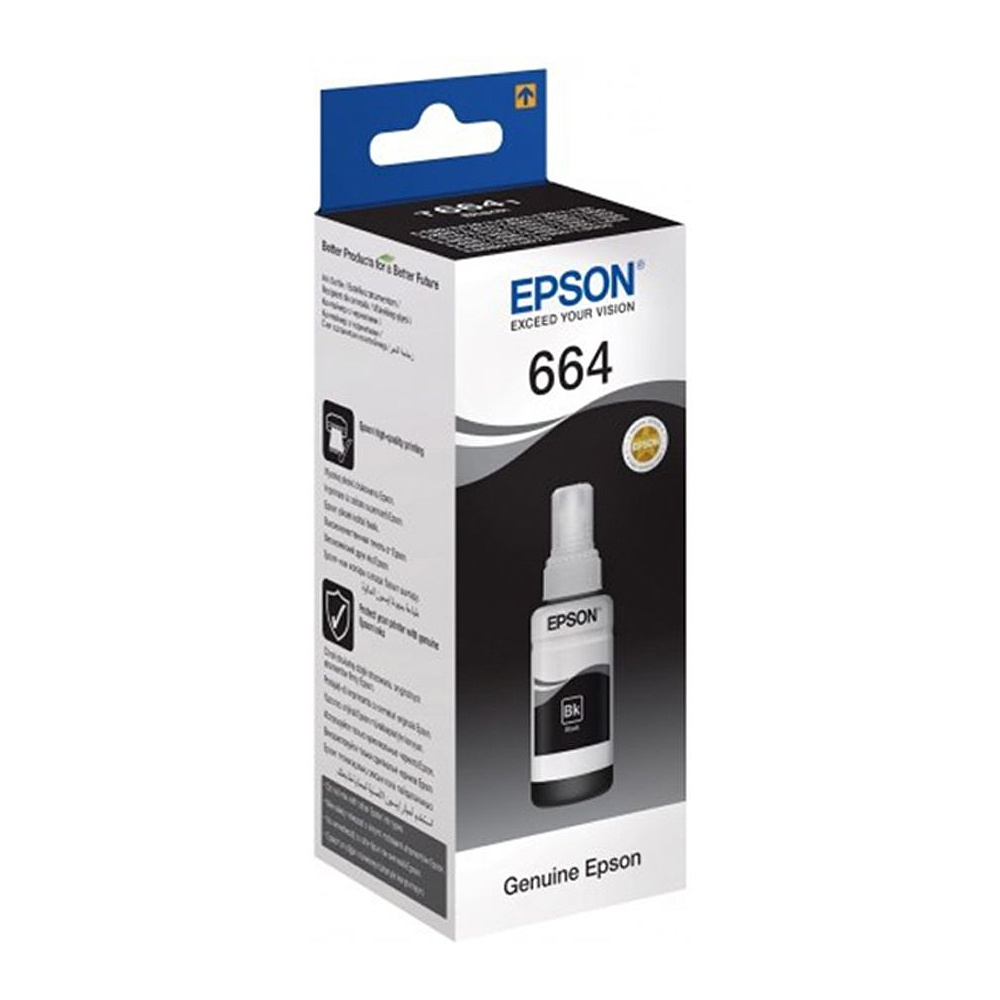  Контейнер Epson "T6641", 70 мл,  черный