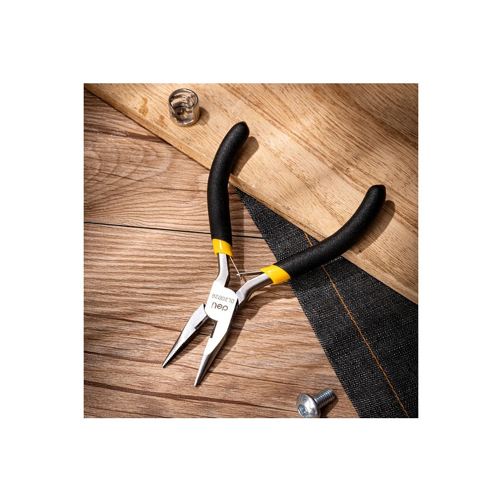 Набор мини-плоскогубцев Deli YS EDL103205-6, 6 шт., желтый, черный - 7