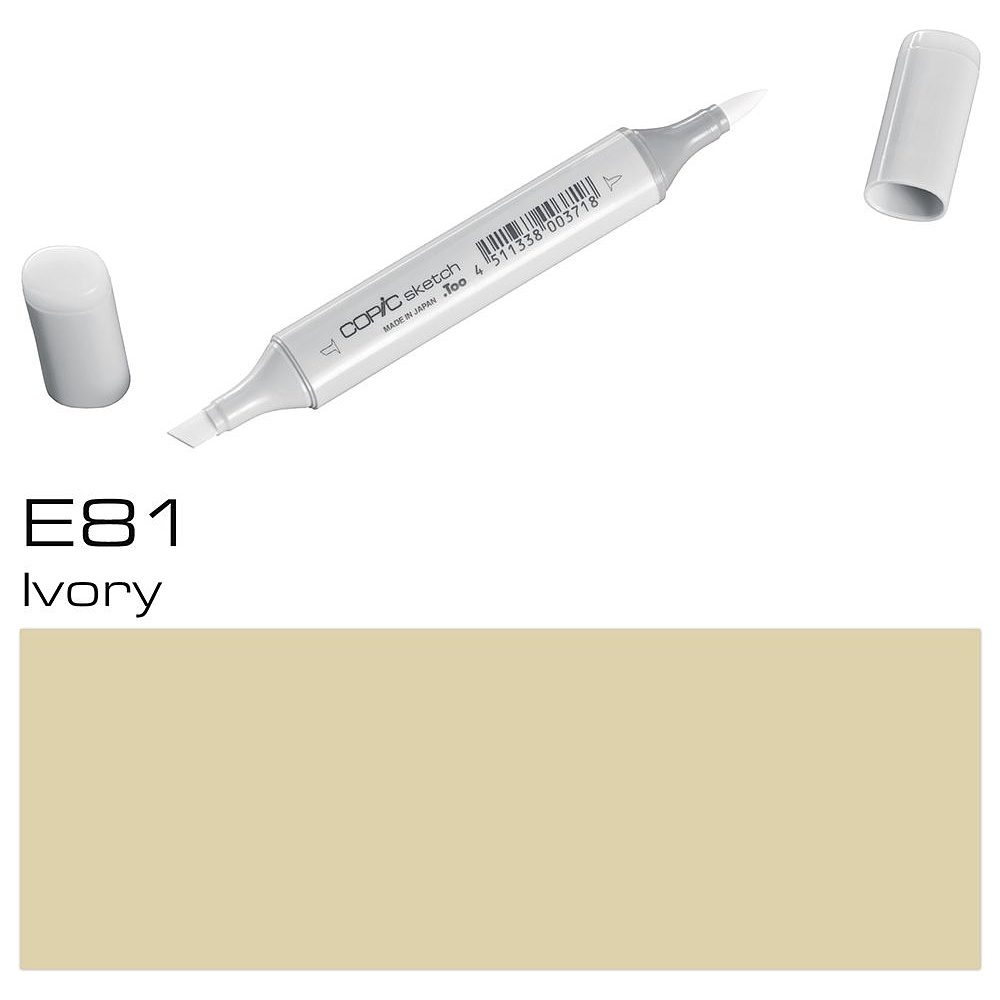 Маркер перманентный "Copic Sketch", E-81 слоновая кость