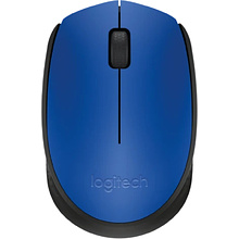 Мышь Logitech "Mouse M171", беспроводная, 1000 dpi, 3 кнопки, синий