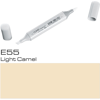 Маркер перманентный "Copic Sketch", E-55 светлая карамель