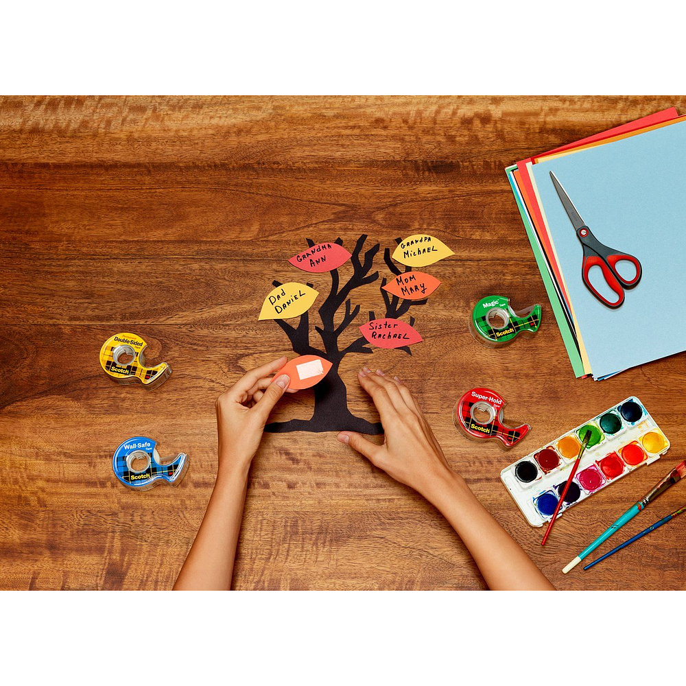 Клейкая лента двусторонняя "3М", 12x6.3 мм/м - 4