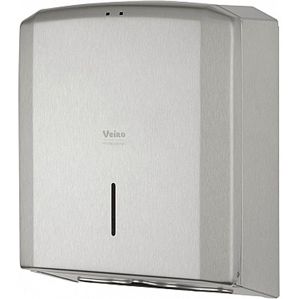 Диспенсер VEIRO Professional "PRIMA Steel" для полотенец листовых, металл