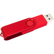 USB Flash накопитель 2.0 16 Gb VDF-008 СС, пластик, металл, красный