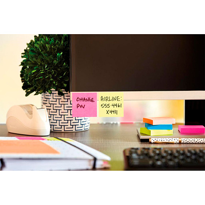 Бумага для заметок "Post-it Notes", 76x76, 100 листов, ярко-оранжевый - 2