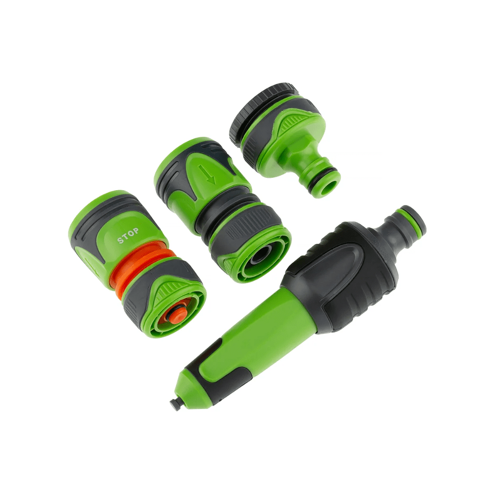 Комплект поливочный Amigo Grande "79021", 1/2", пластик, зеленый, серый - 3