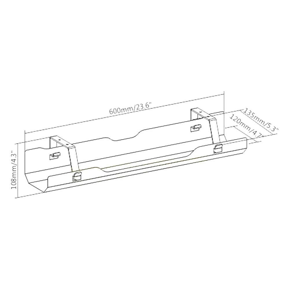 Лоток для проводов Cable Tray BLACK, черный - 5