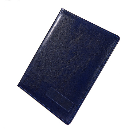 Папка на подпись, с карманом, синий - 2