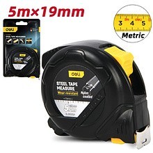 Рулетка Deli YS EDL9005P, 5 м х 19 мм, желтый, черный