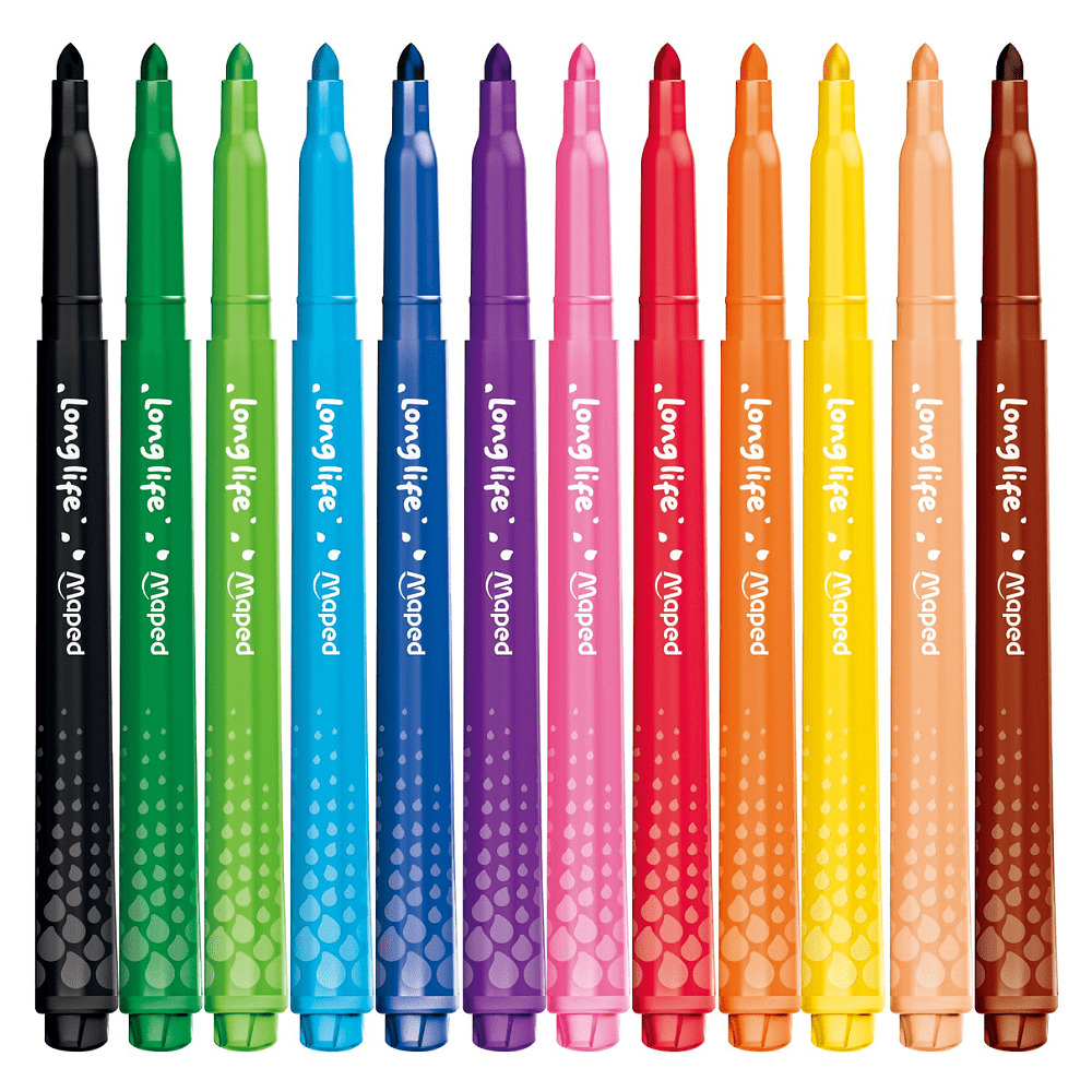 Фломастеры "Color Peps Long Life", 12 шт - 2