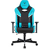 Кресло игровое Бюрократ Knight Thunder 5X экокожа, черный, голубой, металл - 2