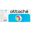 Разделитель для документов "Attache", 105x240 мм, ассорти - 4