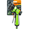 Пистолет-распылитель Amigo Grande 79256, 2/4", 7 функций, черный, зеленый - 3
