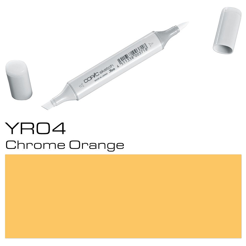 Маркер перманентный "Copic Sketch", YR-04 хромированный оранжевый