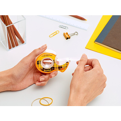 Клейкая лента двусторонняя "3М", 12x6.3 мм/м - 3