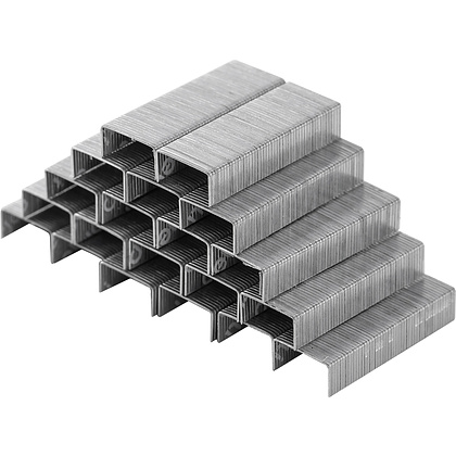 Скобы "Deli", 10, 1000 шт, металлик - 3