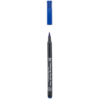 Маркер акварельный "Koi Color Brush", синий - 3