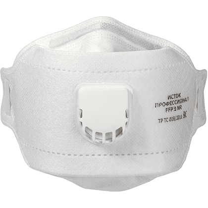 Респиратор ИСТОК-3СК с клапаном выдоха FFP3 NR складной, 1 шт/упак