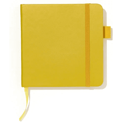 Скетчбук "Sketchmarker", 12х12 см, 140 г/м2, 80 листов, горчичный - 4