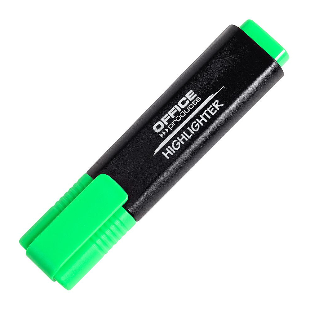 Маркер текстовый "Office Products", зеленый