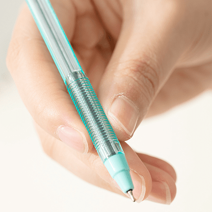 Ручка шариковая "Think", 0.5 мм, прозрачный, стерж. синий - 4