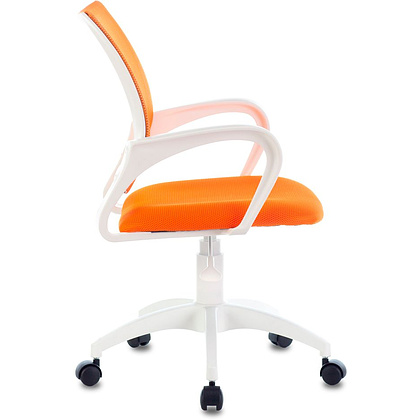 Кресло Бюрократ "CH-W695NLT", пластик, ткань, оранжевый TW-38-3 TW-96-1  - 3