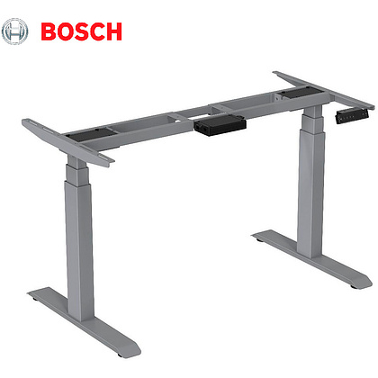 Каркас стола с электроприводом BOSCH двухмоторный AOKE, Well Desk Uplift, серый (AK02YJYT-YZB3-M01.SL) 