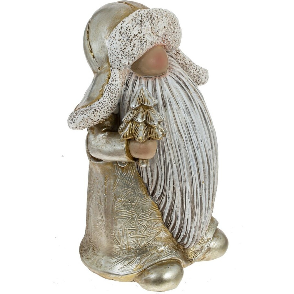 Фигурка "Гном", 15x9 см, полимерный материал, золотой - 2