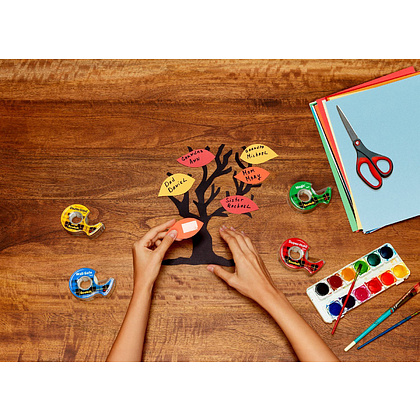 Клейкая лента двусторонняя "3М", 12x6.3 мм/м - 4