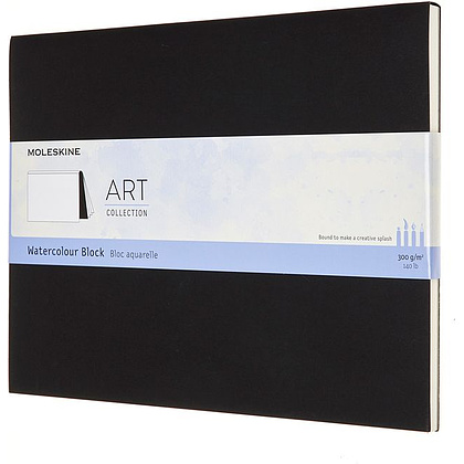 Блокнот "Art Watercolor Xlarge", А4, 190x250 мм, 36 л, черный