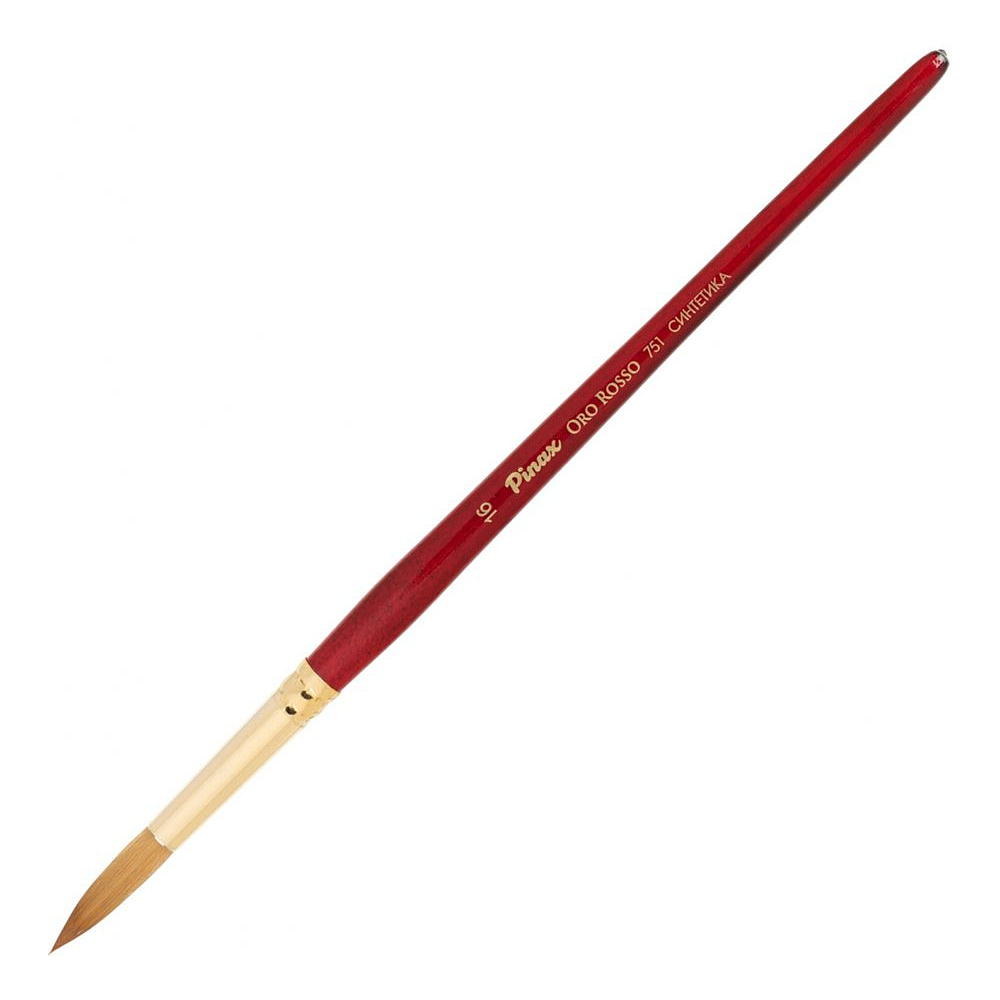 Кисть для рисования "Pinax ORO ROSSO", синтетика, круглая, №16