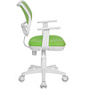 Кресло "Бюрократ CH-W797", сетчатая ткань, пластик, салатовый - 2