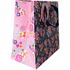 Пакет бумажный подарочный "Navy floral", 33x16.5x33 см, разноцветный - 5
