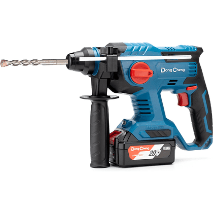 Аккумуляторный перфоратор DongCheng DCZC22 (TYPE BM), 20 В, 2.2 Дж, 2 АКБ, 4 Ач, З/У 2 А
