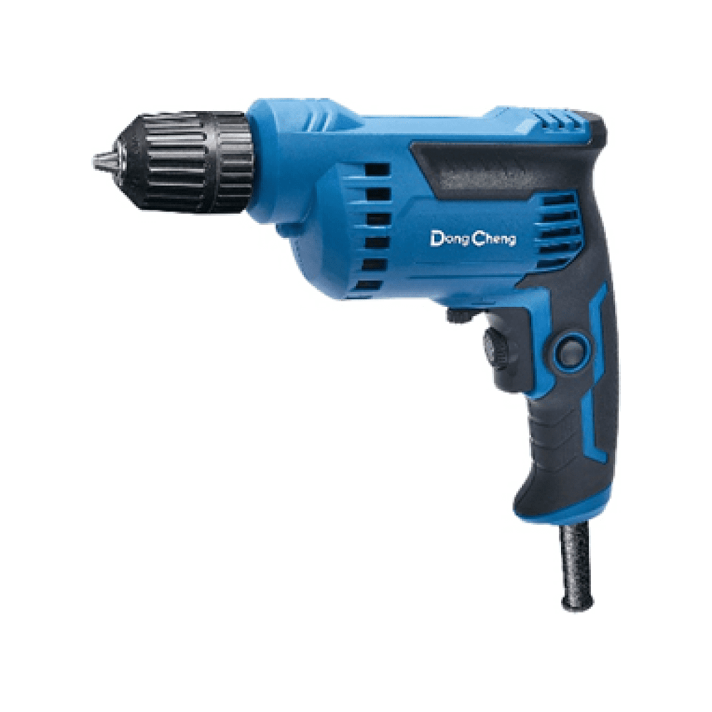 Дрель DongCheng DJZ05-10BK, 600 Вт, 3000 об/мин