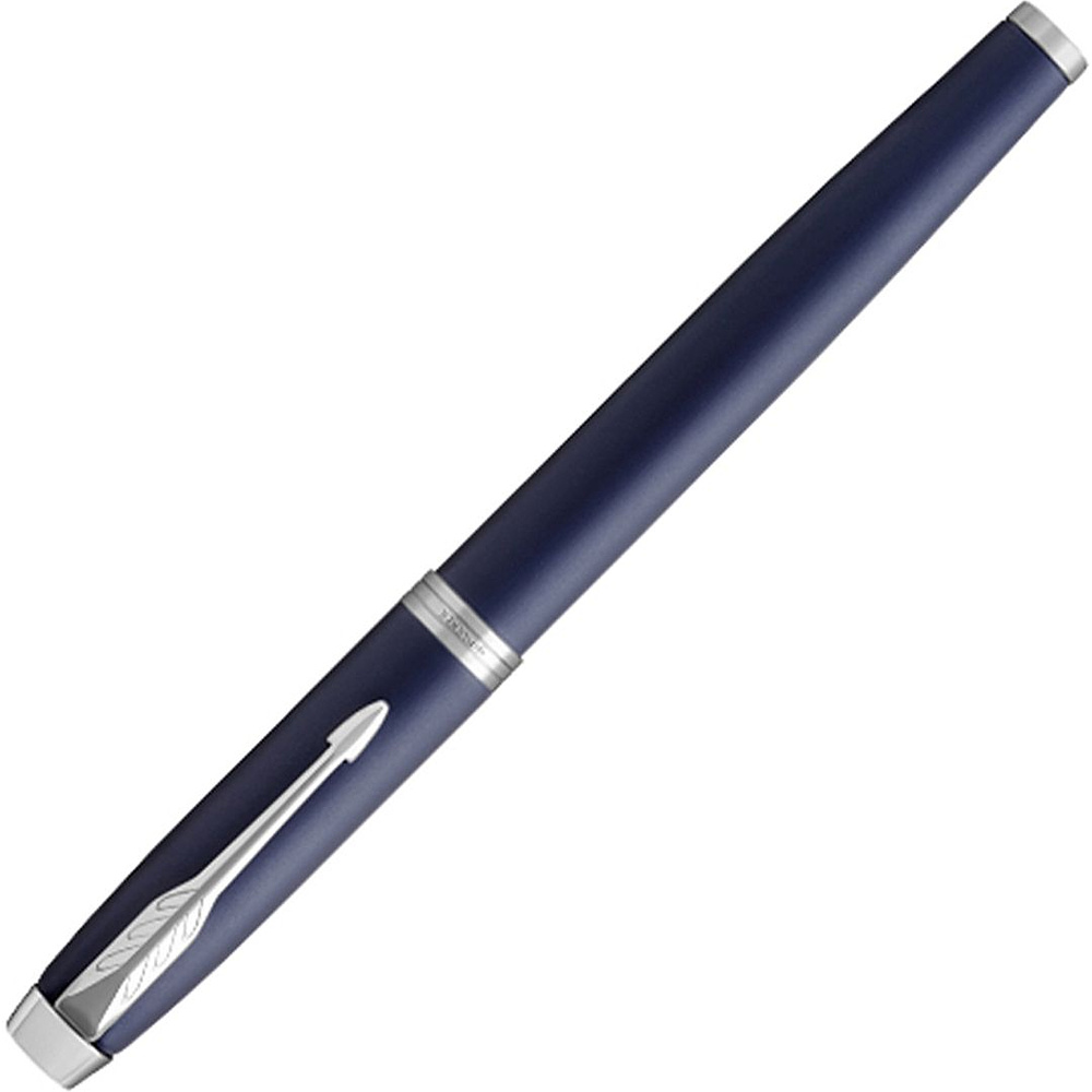 Ручка перьевая "Parker IM Matte Blue CT", F, синий, серебристый, патрон черный - 2