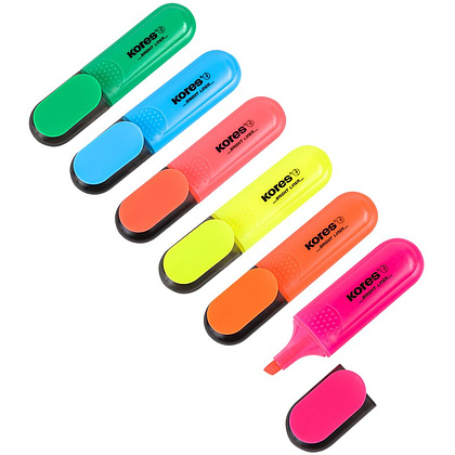 Набор текстовых маркеров "Bright Liner", 6 шт., ассорти - 2