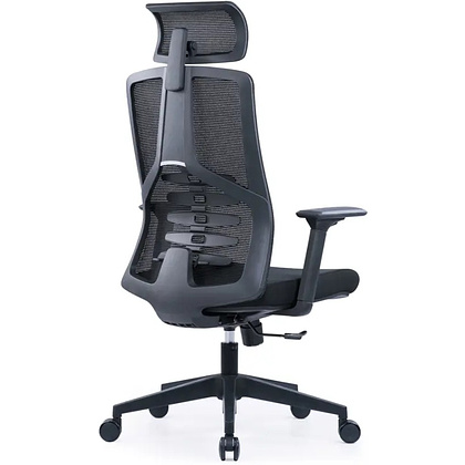 Кресло для руководителя SitZone CH-359A сетка/ткань, черный - 4