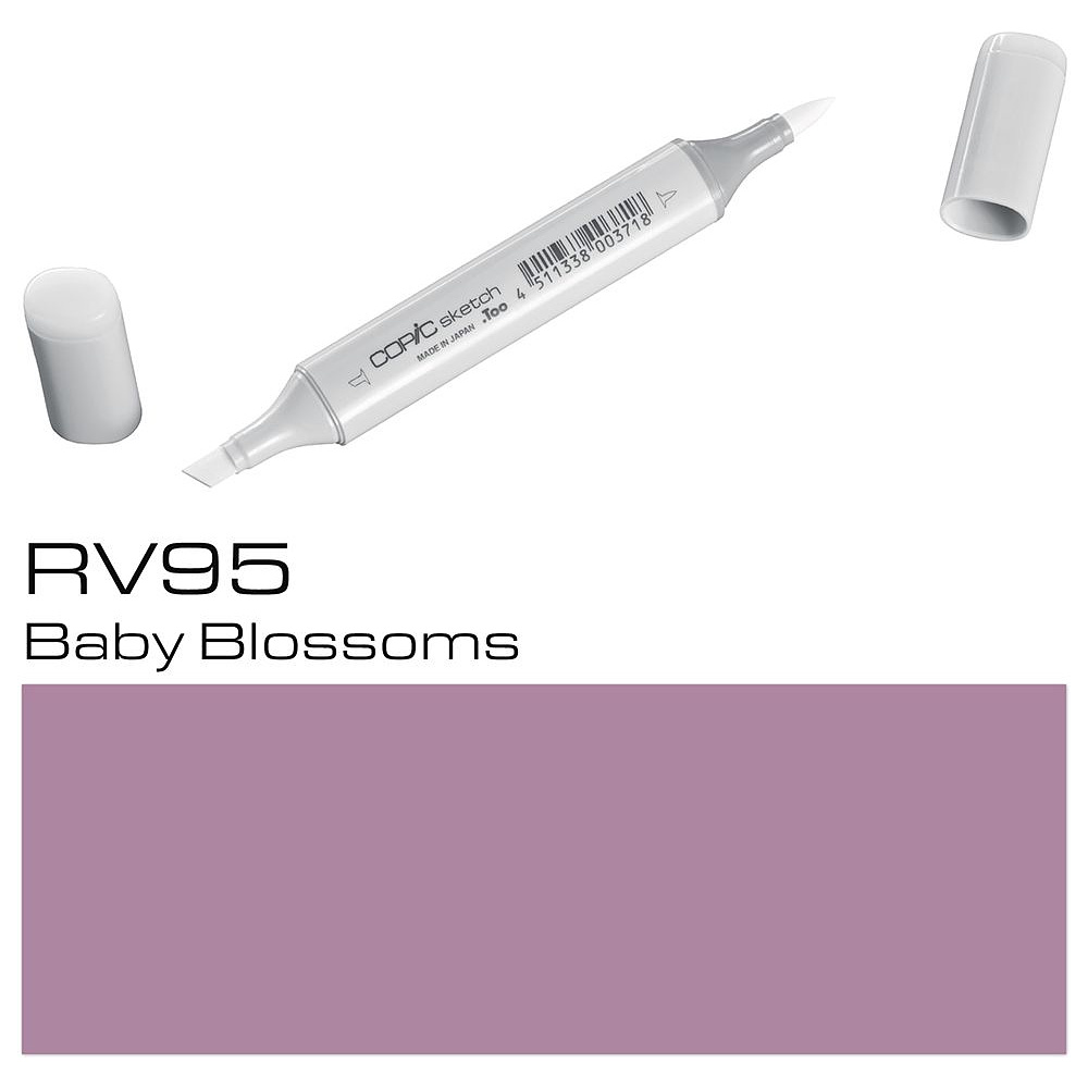Маркер перманентный "Copic Sketch", RV-95 детские цветы