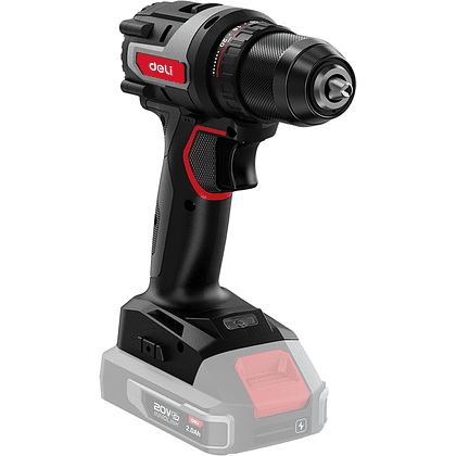 Аккумуляторная дрель-шуруповерт Deli RS EDE-DZ20-1, 20 В, 50 Нм, без АКБ и З/У, коробка - 5