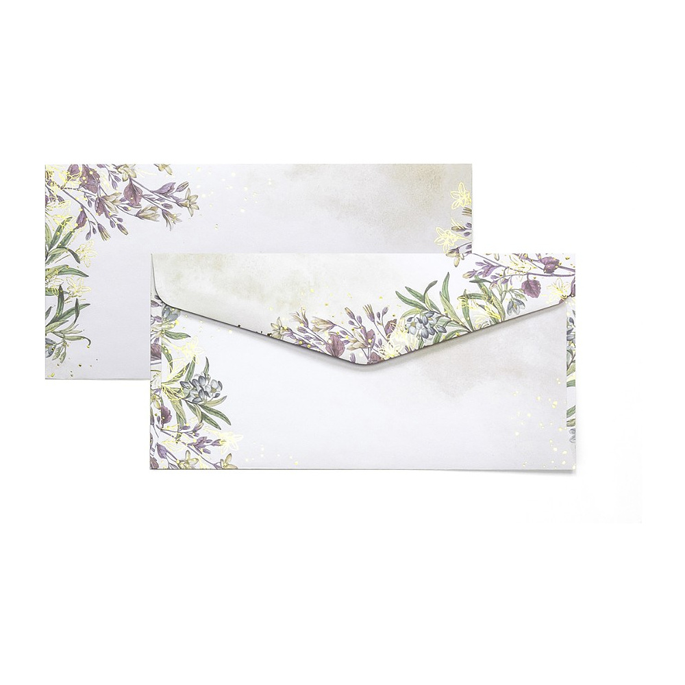 Конверт ARGO, dl, 1 шт, цветочный принт