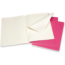 Блокнот "Cahier Journal Xlarge", А4, 190x250 мм, 60 л, 3 шт, розовый неон