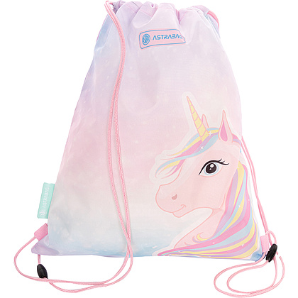 Мешок для обуви "Fairy unicorn", 44x33 см, розовый - 2