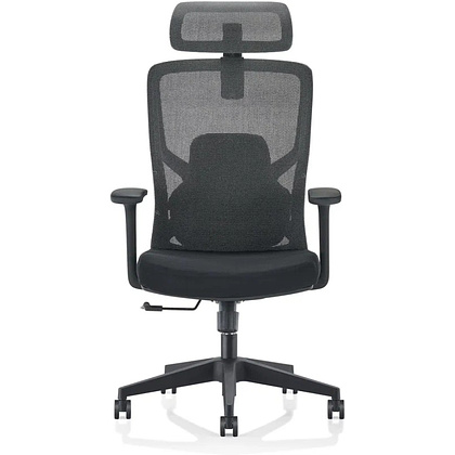 Кресло для руководителя SitZone U-063A сетка, черный - 2