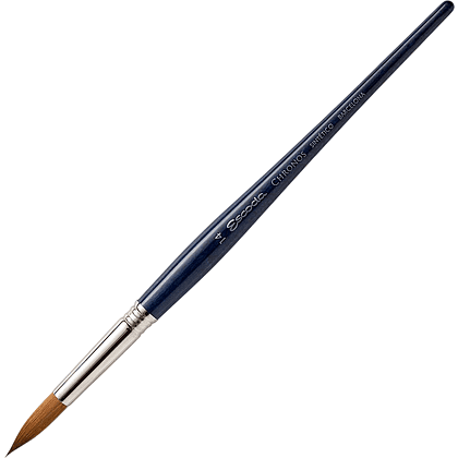 Кисть "Escoda Chronos", микс, круглая, на короткой ручке, № 14