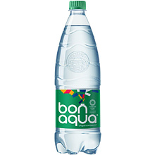 Вода питьевая среднегазированная "Bonaqua", 1 л